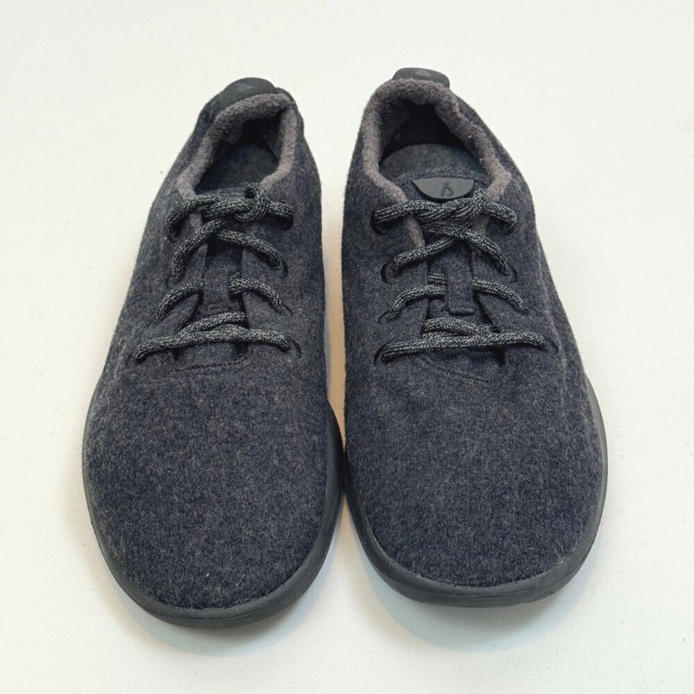 ALLBIRDS Wool Flannel Sneakers Mens Size 10 Gray Merino Wool LaceUp Comfort Shoe